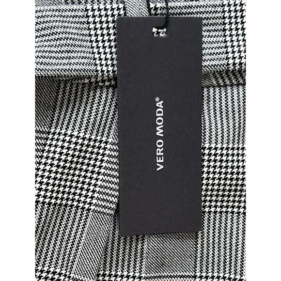 Vero Moda Women's Size 16 Check Paperbag K Curve Pants 36" Waist New with Tags - Picture 8 of 10